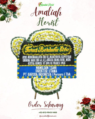 Papan Bunga Duka di Labuan Amas Selatan