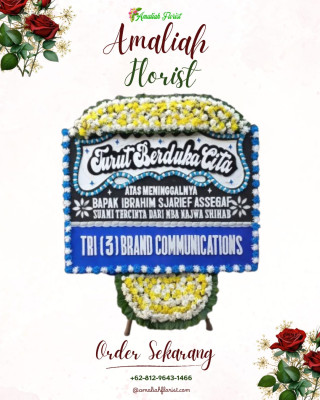 Papan Bunga Duka di Labuan Amas Selatan